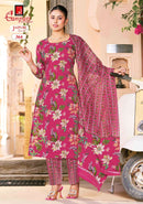Ganpati Jaipuri Vol 18 Designer Cotton Printed Ready to Wear Suit