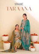 Glossy Simar Taraana Premium mina Digital Printed Suit