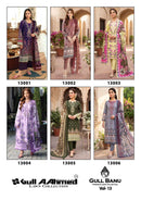 Gull Aahmed Gull Banu Vol 13 Pakistani Cotton Printed Suit