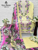 Gull Aahmed Gull Banu Vol 13 Pakistani Cotton Printed Suit