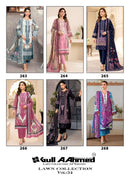 Gull Ahmed Lawn Collection Vol 34 Premium Cotton Digital Print Suit Set