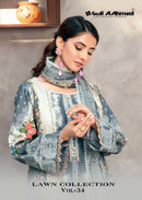 Gull Ahmed Lawn Collection Vol 34 Premium Cotton Digital Print Suit Set