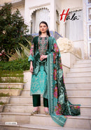 Hala Aayat Vol 6 Cotton Digital Style Print Fancy Work Salwar Suit