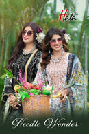 Hala Needle Wonder Premium Lawn Cotton Embroidered Suit