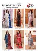 Hala Traders Rang E Bahar Vol 2 Cotton Karachi Printed Suit