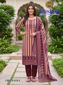 Harshit Fashion Hub Kashan Pashmina Print Designer Suit