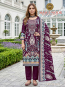 Harshit Fashion Hub Mah E Noor Rayon Digital Print Designer Suit