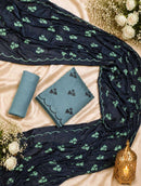 House of Libas 3 Heart Design Premium Rayon Printed Fancy Work Suits