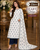 House of Libas Heart Design Collection Rayon Fancy Print Salwar Suit Set