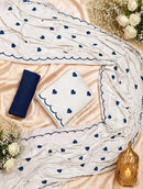 House of Libas Heart Design Collection Rayon Fancy Print Salwar Suit Set