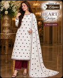 House of Libas Heart Design Collection Rayon Fancy Print Salwar Suit Set