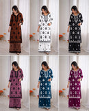 INLI Chikankari Premium Rayon Fancy Thread Work Kurti Set