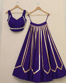 INLI Jhankar Premium Rayon Gold Foil Lehenga