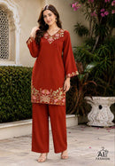 AI Fashion Kitty Party Designer Rayon Co Ord Set