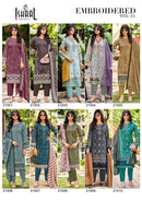 Ishaal Prints Embroidered Vol 21 Lawn Cotton Digital Print Suit