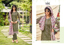 Ishaal Prints Embroidered Vol 21 Lawn Cotton Digital Print Suit