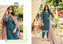 Ishaal Prints Embroidered Vol 21 Lawn Cotton Digital Print Suit