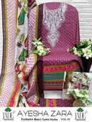 Jade Ayesha Zara Vol 5 Premium Lawn Cotton Printed Pakistani Suit