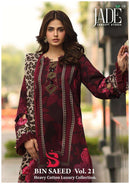 Jade Bin Saeed Vol 21 Heavy Cotton Luxury Ready made Pakistani Suits