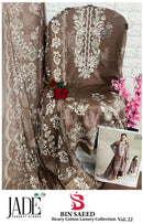 Jade Bin Saeed Vol 22 Premium Heavy Cotton Luxury Suit