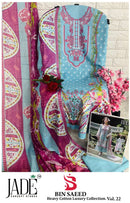 Jade Bin Saeed Vol 22 Premium Heavy Cotton Luxury Suit
