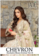 Jade Chevron Vol 18 Heavy Cotton Digital Print Pakistani Suit