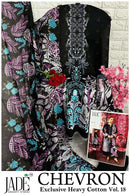 Jade Chevron Vol 18 Heavy Cotton Digital Print Pakistani Suit