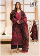 Jade Chevron Vol 18 Heavy Cotton Digital Print Pakistani Suit