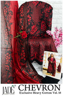 Jade Chevron Vol 18 Heavy Cotton Digital Print Pakistani Suit