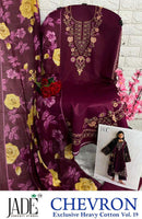 Jade Chevron Exclusive Vol 19 Premium Heavy Cotton Digital Printed Suit