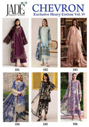 Jade Chevron Exclusive Vol 19 Premium Heavy Cotton Digital Printed Suit
