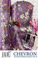 Jade Chevron Exclusive Vol 19 Premium Heavy Cotton Digital Printed Suit