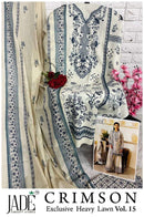 Jade Crimson Collection Vol 15  Heavy Lawn Premium Lawn Cotton Salwar Suit