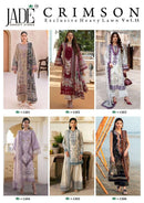 Jade Crimson Collection Vol 15  Heavy Lawn Premium Lawn Cotton Salwar Suit