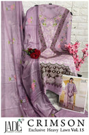 Jade Crimson Collection Vol 15  Heavy Lawn Premium Lawn Cotton Salwar Suit