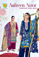 JT Aafreen Noor Vol 1 Cotton Digital Print Fancy Work Salwar Suits