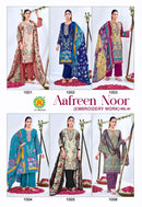 JT Aafreen Noor Vol 1 Cotton Digital Print Fancy Work Salwar Suits