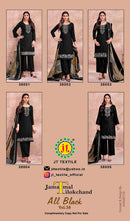 JT All Black Vol 38 Rayon Fancy Work Salwar Suit Sets