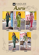 Kadlee Fashion Aaru Designer Rayon Printed Co Ord Set