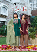 Kadlee Fashion Tarnika Designer Work Silk Ethnic Wear Suits