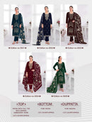 KAF Fabric 24 Carat Edition 3 Designer Rayon Fancy Work Suit