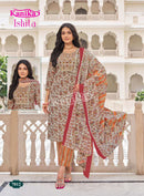 Kanika Ishita Vol 7 Designer Printed Cotton Pakistani Suits Set