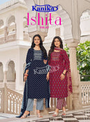 Kanika Ishita Vol 7 Designer Printed Cotton Pakistani Suits Set