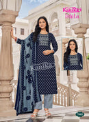 Kanika Ishita Vol 7 Designer Printed Cotton Pakistani Suits Set