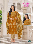 Kanika Ishita Vol 7 Designer Printed Cotton Pakistani Suits Set