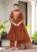 Karissa Supriya Viscose Designer Embroidered Suits Set