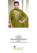 Karissa Supriya Viscose Designer Embroidered Suits Set