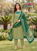 Kavya Gayatri Vol 2 Premium Cotton Straight Cut Kurti Bottom Dupatta Set