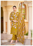 Kavya Kala Couture Satrangi Premium Lawn Cotton Embroidery Work Suit