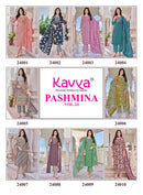 Kavya Pashmina Vol 24 Designer Cotton Printed Suit Sets